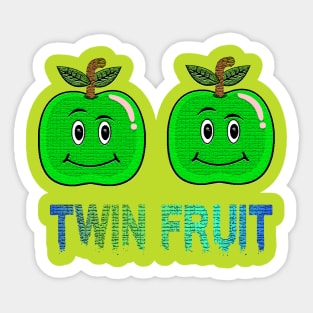 THE TWINS FRUIT T-SHIRT Sticker